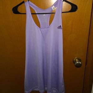 Lilac Adidas Athletic Tank